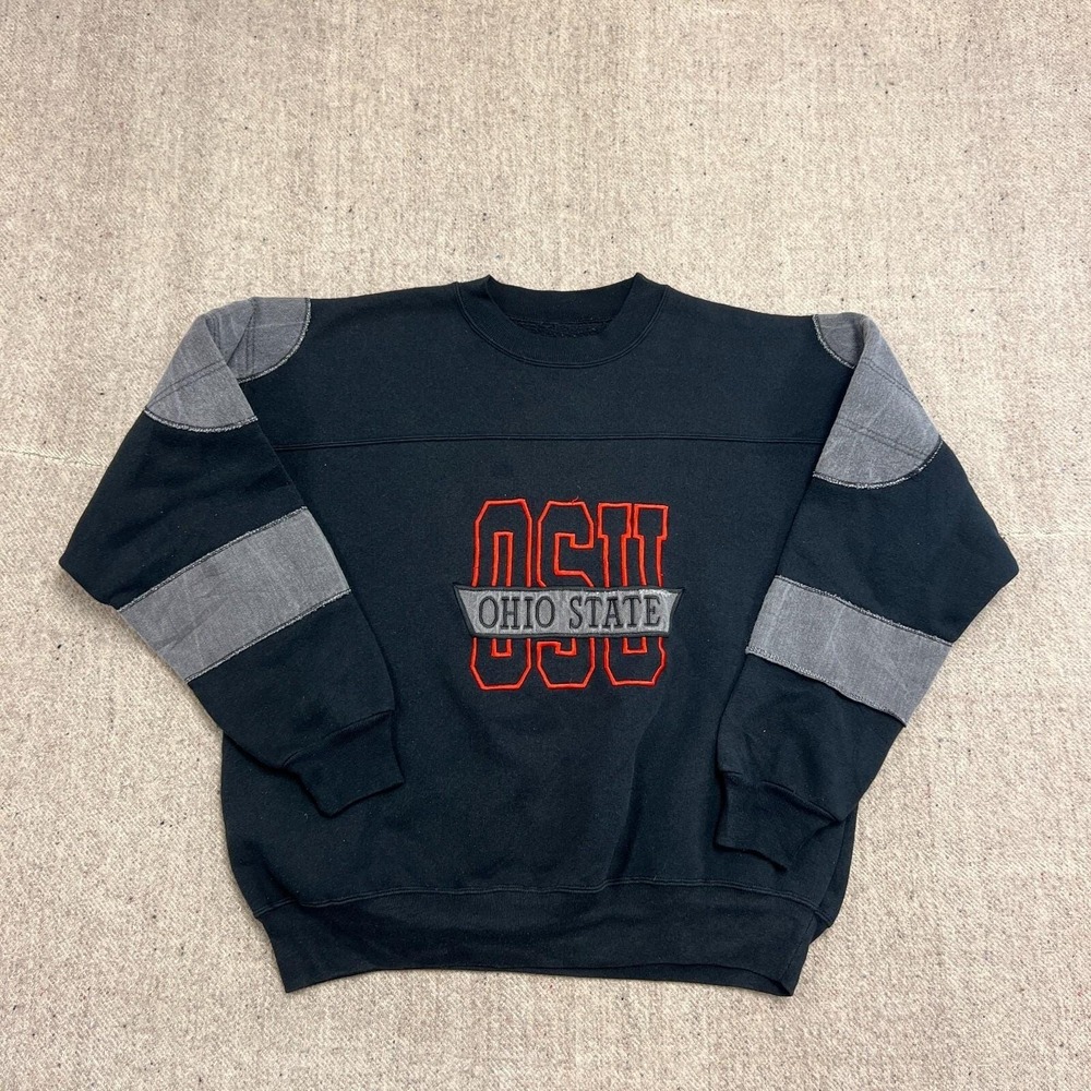 Vintage Ohio State University SweatshirT Mens Large Black 1990s